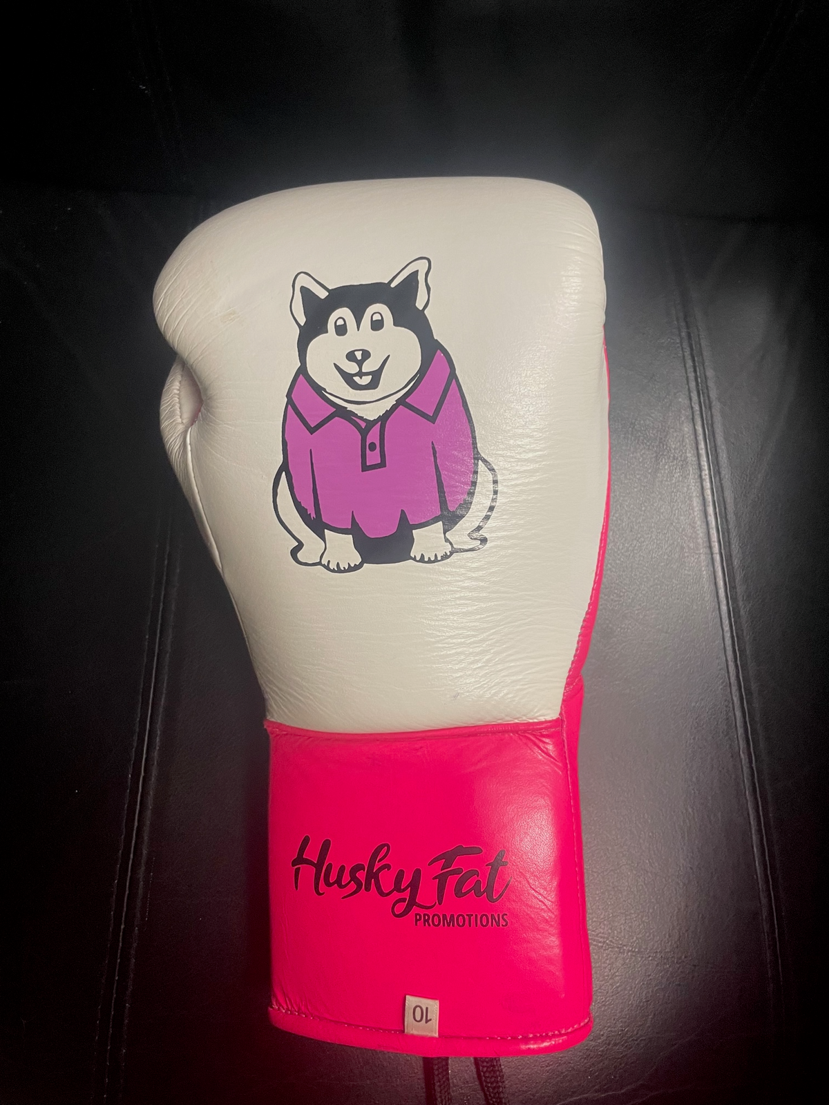Husky Fat Lace-Up 10oz Gloves - White Top